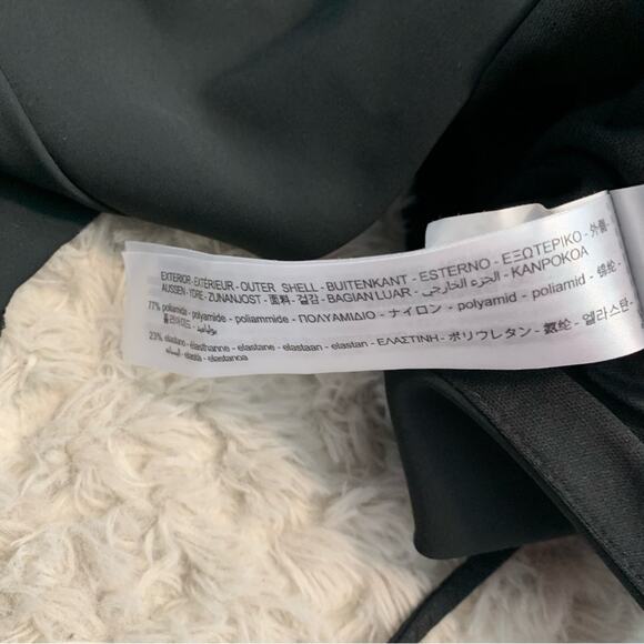 New with tags Zara Long Sleeve Scallop Open Back Crop Top Women’s Medium - Picture 6 of 8